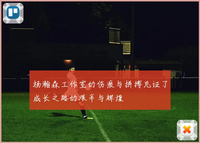 杨瀚森工作室的伤痕与拼搏见证了成长之路的艰辛与辉煌